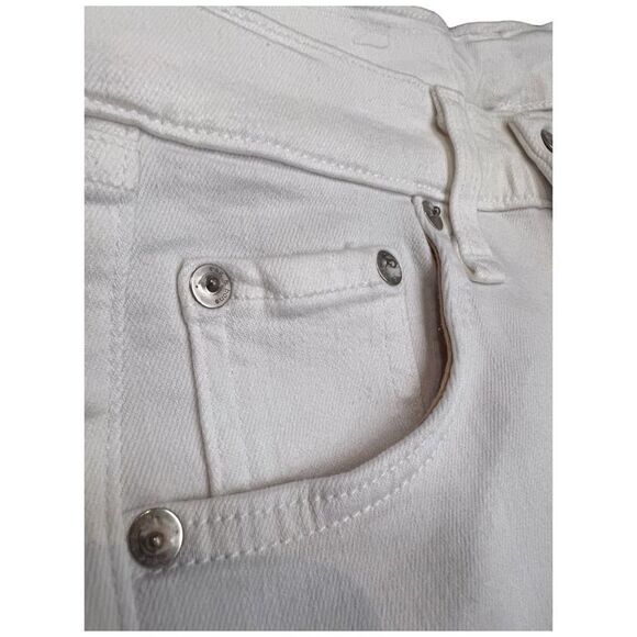 Rag & Bone Bright White Crop Flare Jeans - Picture 4 of 11